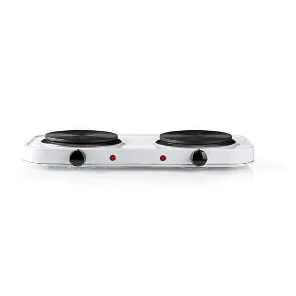 Elektrisk Kogeplade | Kogeplader: 2 | 2000 W | Overophedningsbeskyttelse | Hvid
