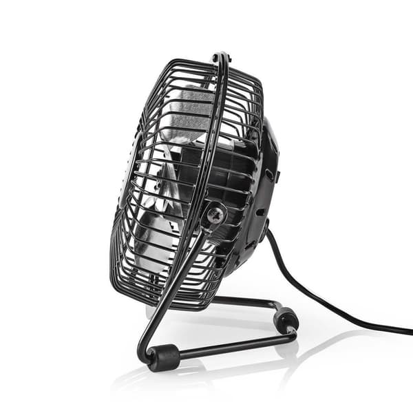 Pöytätuuletin | USB Virta | Halkaisija: 100 mm | 3 W | 1-Vaihteinen | Musta