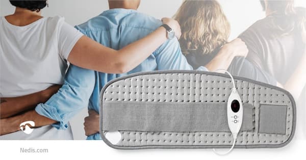 oppvarming Pad | Magen og ryggen | 6 Varmeinnstillinger | Overopphetings vern | Vaskbar