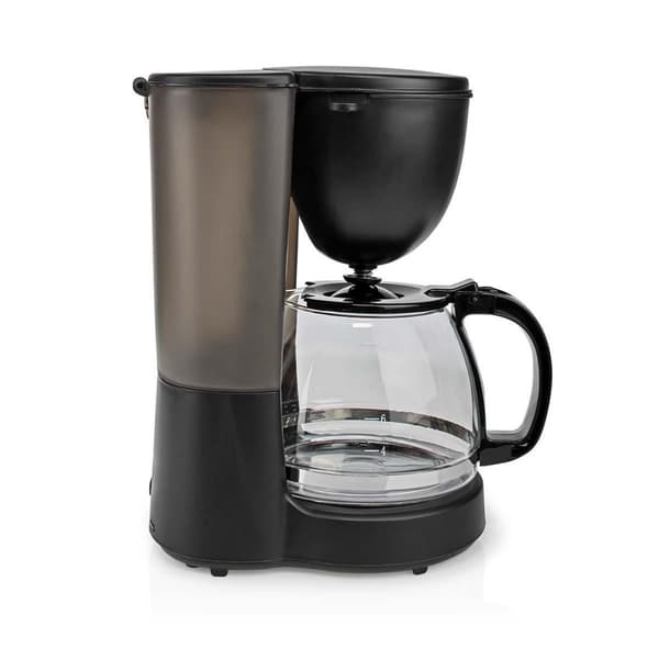 Kahvinkeitin | Kahvisuodatin | 1.25 l | 10 Kupit | Lämpimänäpito-ominaisuus | Musta