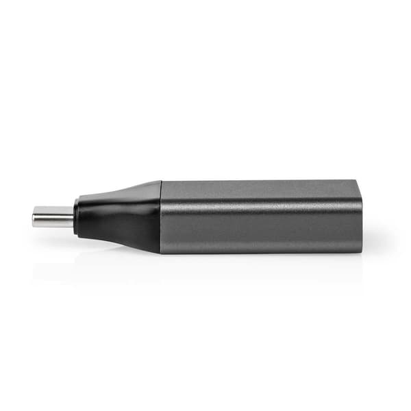 USB-C™ Adapter | USB 3.2 Gen 1 | USB-C™ Hane | HDMI™ Utgång | 4K@60Hz | Rund | Nickelplaterad | Grå / Svart | Låda
