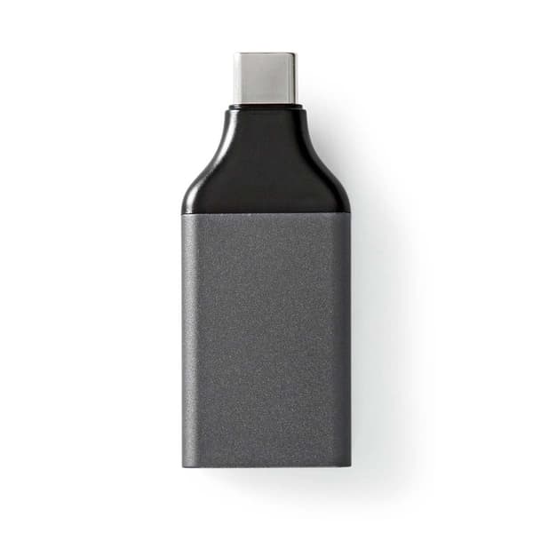 USB-C™ Adapter | USB 3.2 Gen 1 | USB-C™ Hane | HDMI™ Utgång | 4K@60Hz | Rund | Nickelplaterad | Grå / Svart | Låda