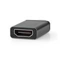 Miniatyrbild 6 av 7: USB-C™ Adapter | USB 3.2 Gen 1 | USB-C™ Hane | HDMI™ Utgång | 4K@60Hz | Rund | Nickelplaterad | Grå / Svart | Låda