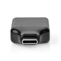 Miniatyrbild 2 av 7: USB-C™ Adapter | USB 3.2 Gen 1 | USB-C™ Hane | HDMI™ Utgång | 4K@60Hz | Rund | Nickelplaterad | Grå / Svart | Låda
