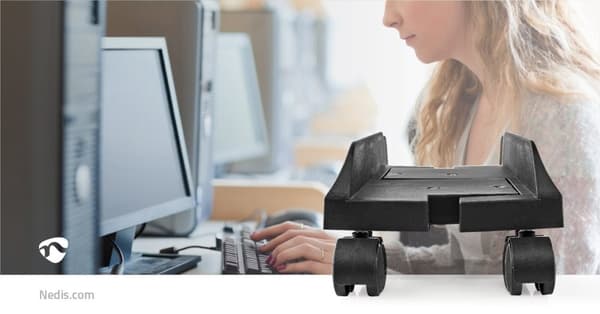 bordsställ | Fullständigt justerbar / Justerbar Bredd | 14.5 - 24.2 cm | 20 kg | Metall / Plast | Svart