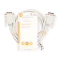 Miniatyrbillede 3 af 3: Seriel kabel | D-SUB 9-Pin han | D-SUB 9-Pin han | Nikkelplateret | 2.00 m | Runde | PVC | Elfenben | Label