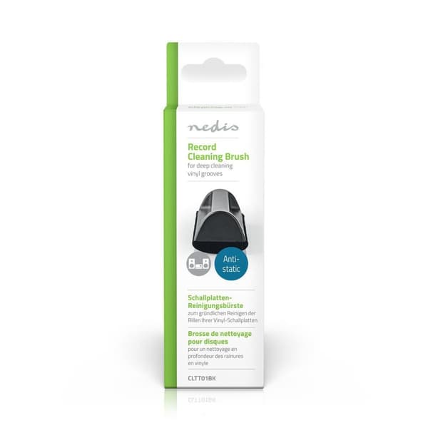 Vinyl Record Cleaner | Børste | ABS / Mikrofiber | Sort