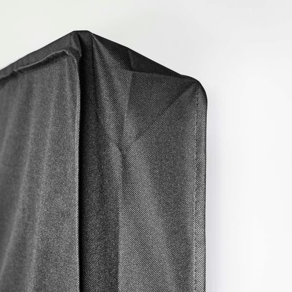 Utendørs TV Screen Cover | Skjermstørrelse: 65 - 70 " | Høyeste kvalitet Oxford | Sort