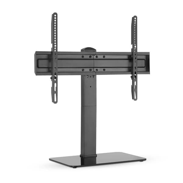Fast TV Stand | 37 - 70 " | Maximum skjerm vekt: 40 kg | Justerbare forhåndsfikserte høyder | Herdet Glass / Stål | Sort