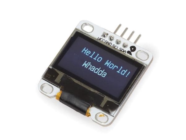 0,96 tommer Oled-skærm med I2C