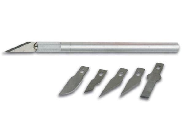 Præcisionsknivsæt - 1 knivholder + 6 knive