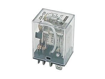 Kraftig relé 10A/24Vdc-220Vac 2 X invertere 12Vdc
