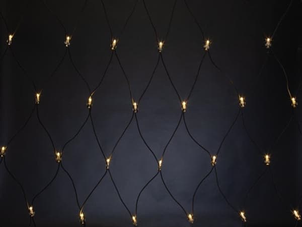 Subra Led - Subra Extension - 2 X 2 M - 144 varmhvite lamper - svart ledning - 230 V