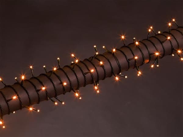 Stella Led - 8 M - 120 Arizona hvite lamper - Grønn ledning - 24 V