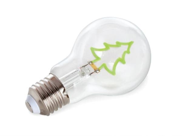 Deco Bulb - Julepære Tre - Grønn Wire - E27