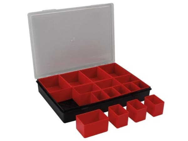 Tayg - Opbevaringsboks - 330 X 247 X 54 Mm - 16 aftagelige beholdere - 4,4 L