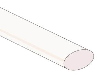 Krympeslange 2:1 - 25,4Mm - Klar - 25 stk