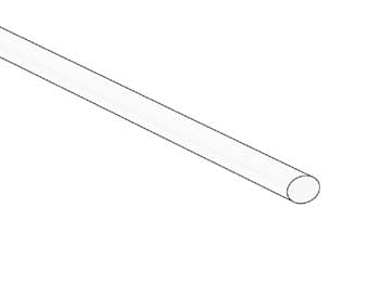 Krympeslange 3,2Mm - Hvit - 50 stk
