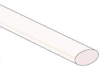 Krympeslange 9,5Mm - Klar - 25 stk