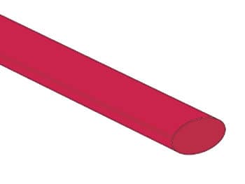 Krymprör 9,5Mm - Röd - 25 st