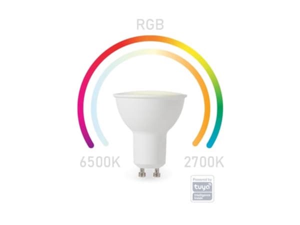 Älykäs Wifi-lamppu Rgb - kylmä valkoinen ja lämmin valkoinen - Gu10