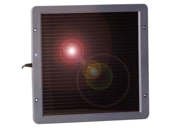 Solcellelader (13,5 V / 5 W) Sort