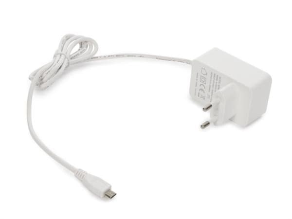 Kompakti laturi Micro-Usb-liittimellä - 5 Vdc - 2,5 A Max. - 12,5 W Max.