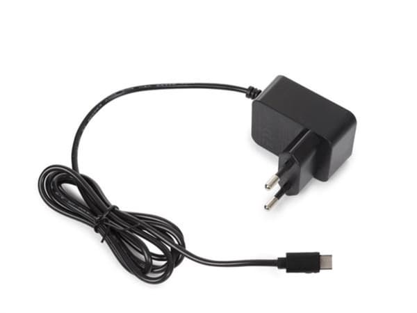 Kompakt oplader med Type C Usb-stik - 5 Vdc - 3 A Maks. - 15 W Maks