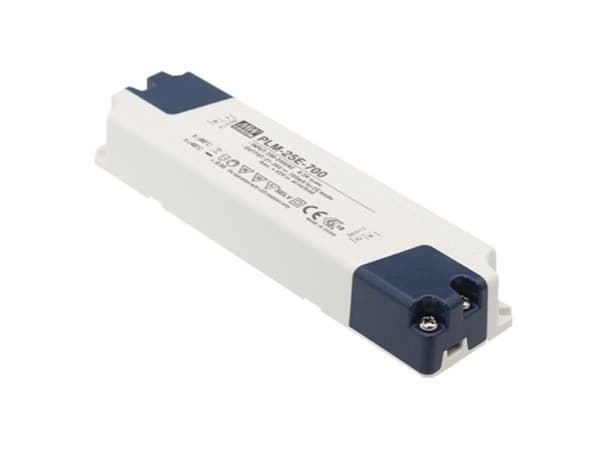 Constant Current Led Driver - Enkelt udgang - 350 Ma - 25 W