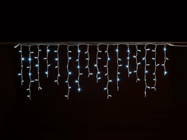 Simply-Connect Pro Line - Jääpuikkovalo - Led - 2 X 0,70 M - 88 Valkoista Lamppua - Valkoinen johto - 230 V