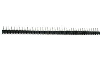 Tulip Ic Socket, Single Strip Række 40 kontakter, Pitch = 2,54 Mm