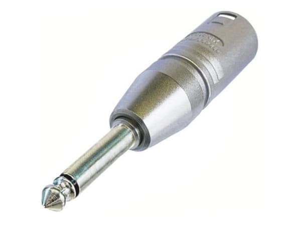 Neutrik - 3-polet Xlr han til mono 1/4" stik