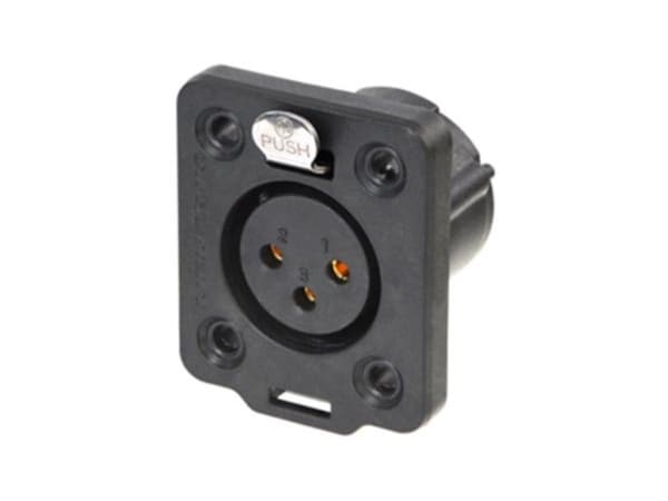 Neutrik - Top Series Heavy-Duty Xlr 3-polet hunchassiskonnektor