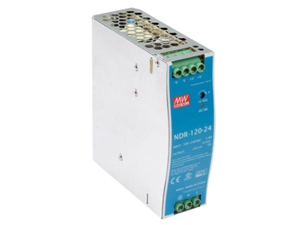 120 W Single Output Industrial Din Rail Strømforsyning 24 V 5 A