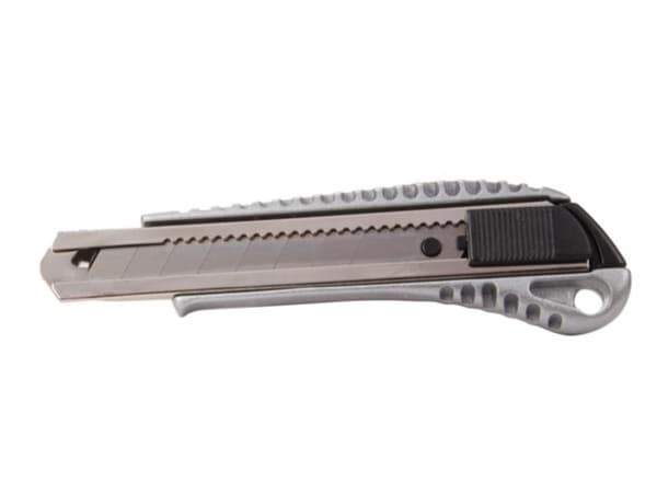 Brukskniv i aluminium - 18 mm