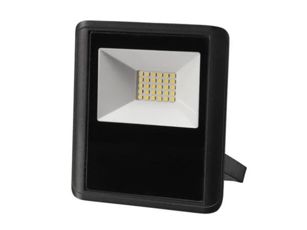 Utendørs Led Floodlight - 20 W, Nøytral Hvit - Svart