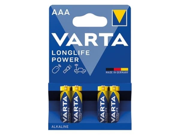 Højenergi Alkaline Aaa / Lr03 1,5V-1100Mah 4903.121.414 (4Pc/Bl)