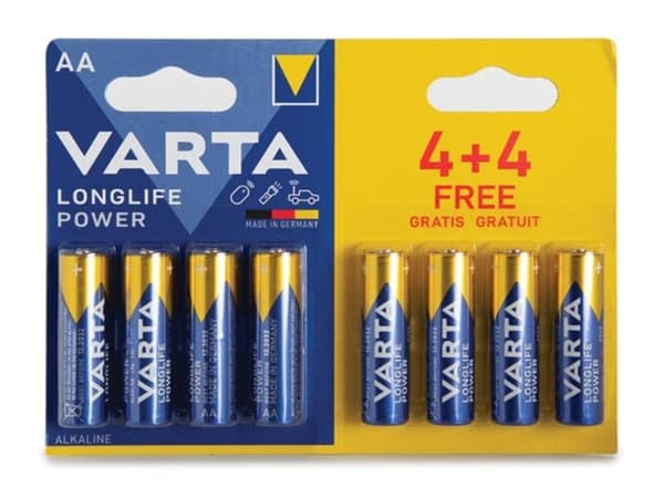 Alkaline Aa / Lr6 1,5V Promo Pack 4 + 4 stk 4906.121.448 (Blister)