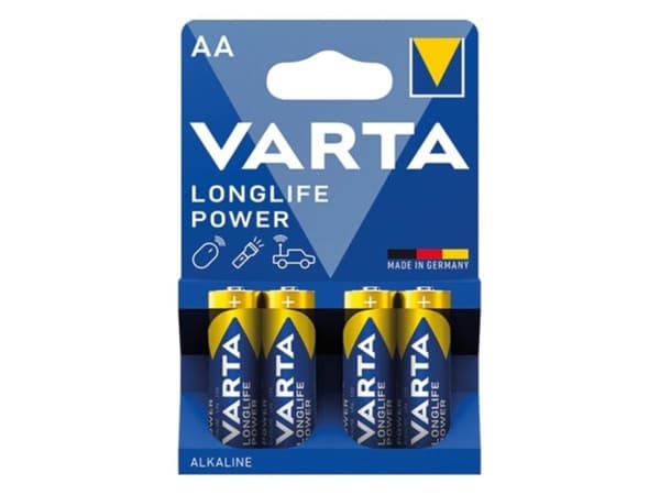 Højenergi Alkaline Aa / Lr6 1,5V-2600Mah 4906.121.414 (4 Stk/Bl)
