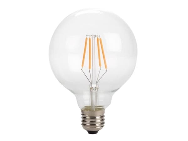 Antik Led Glödlampa - G95 - 4 W - E27 - Intensiv Varm Vit