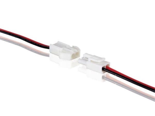 Kobling med kabel (hann-kvinne) for ensfarget ledstrip
