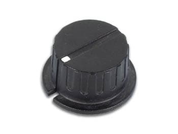 Knap (sort med hvidt punkt 35,7 mm/6 mm)