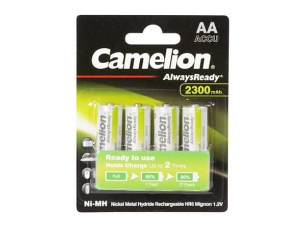 Nimh Aa 1,2V-2300Mah (4/kort) 'Alwaysready™'