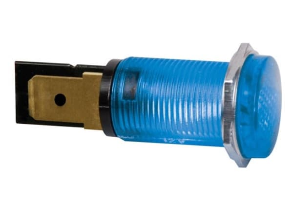 Rund 14Mm Panel Kontrolllampe 220V Blå
