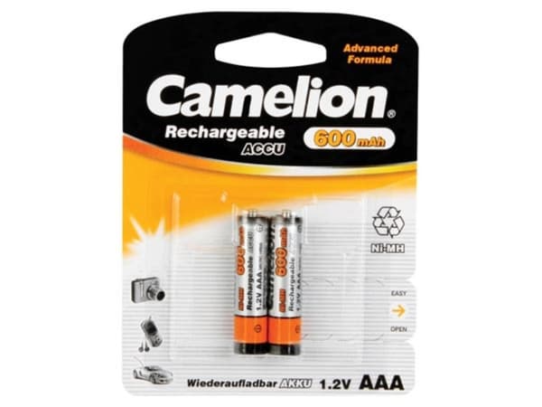Nimh Aaa 1,2V-600Mah (2/kort)