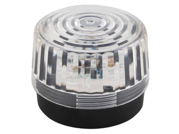 Led Blinklys - Klar - 12 Vdc - Ø 100 Mm