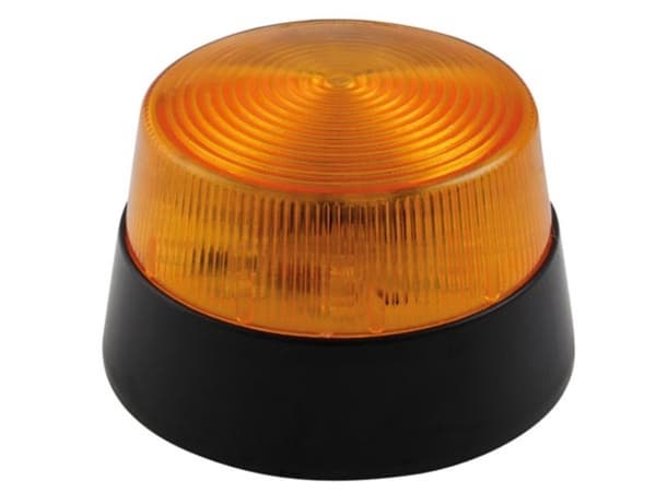 Led Blinkljus - Amber - 12 Vdc - Ø 77 Mm