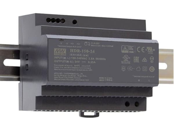 Industriel Din Rail Strømforsyning - Enkelt udgang - 150 W - 24 V