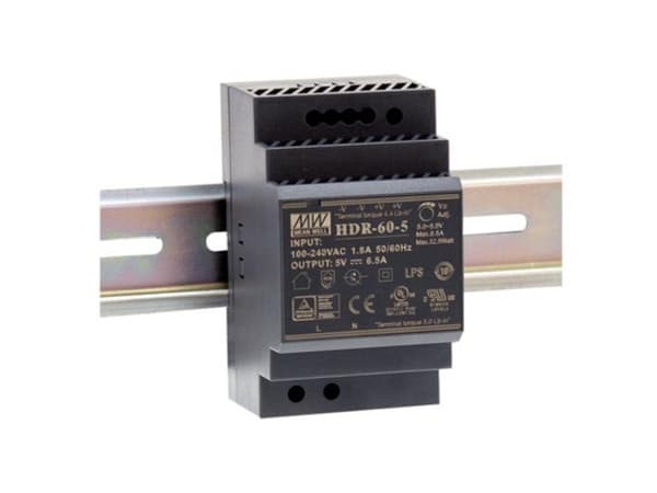 Industriell Din Rail Strømforsyning - Enkel utgang - 60 W - 15 V - 4 A