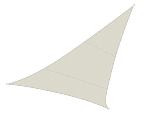 Skyggeseil - Trekant - 3,6 X 3,6 X 3,6 M - Farge: Krem